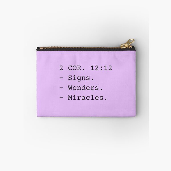 Item preview, 2 Corinthians 12:12 Signs. Wonders. Miracles. designed and sold by MGonline.