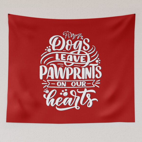 Item preview, Dogs Leave Pawprints on our Hearts designed and sold by alekovic.