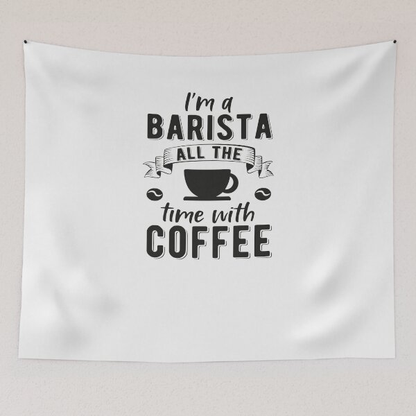 Item preview, Barista Always coffee designed and sold by ElBeDesigns.