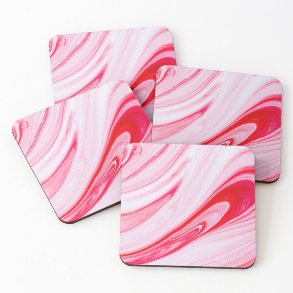 Item preview, Red & White Liquid Marble designed and sold by newburyboutique.