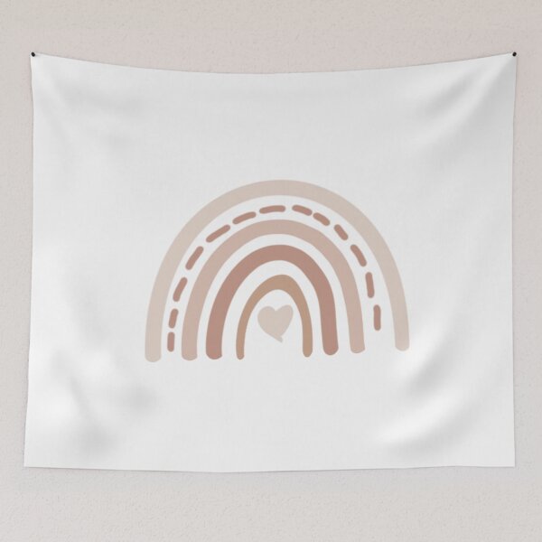 Item preview, Boho Minimalist Valentines Rainbow #2 designed and sold by OnlyAnArtist.
