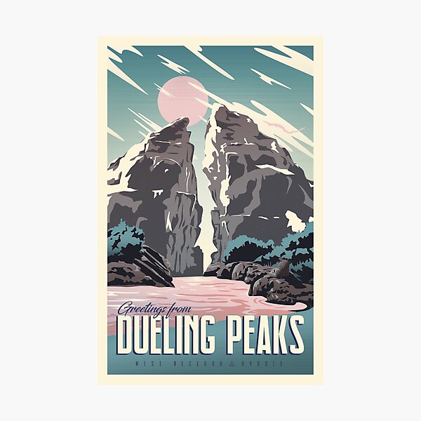 Item preview, Greetings from Dueling Peaks designed and sold by SergioAS.