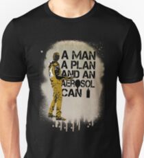 A Man, A Plan and an Aerosol Can Unisex T-Shirt