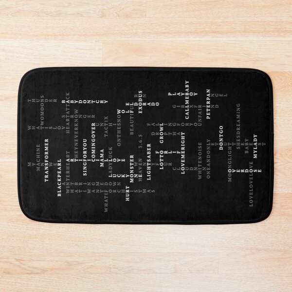 Item preview, EXO.CROSSWORD.SONGS designed and sold by stephylee88.
