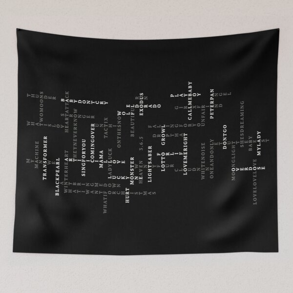 Item preview, EXO.CROSSWORD.SONGS designed and sold by stephylee88.