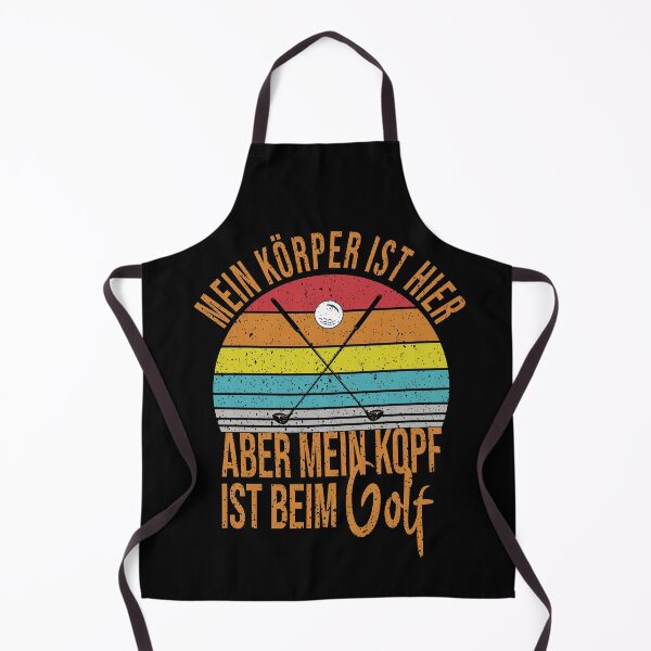 Item preview, My body is here but my head is in golf designed and sold by gloryandbliss.