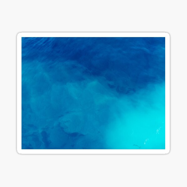 Item preview, beautiful light blue ocean water tropical designed and sold by The Red Shop.