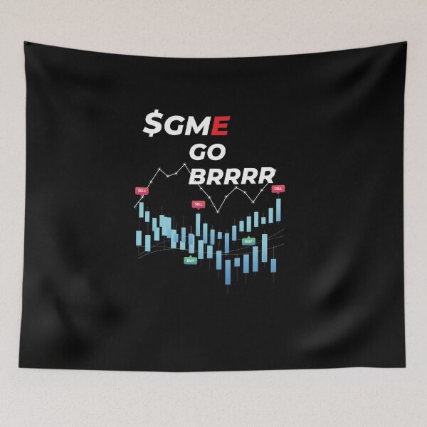 Item preview, WSB GME Stonks Only Go Up WallStreetBets GME Stock Go BRRRR designed and sold by Ilyas912.