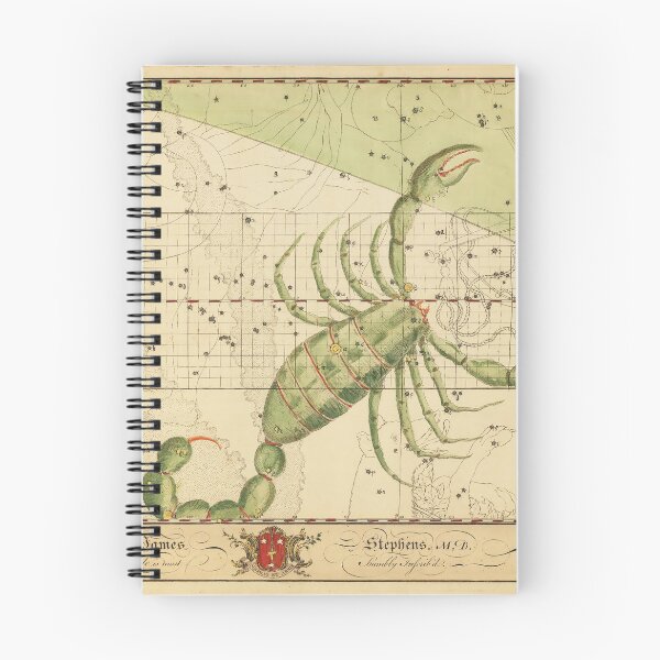 Item preview, Scorpio - Zodiac Antique Chart designed and sold by vulkx-store.
