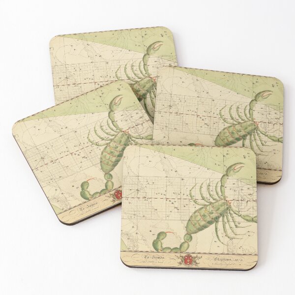 Item preview, Scorpio - Zodiac Antique Chart designed and sold by vulkx-store.