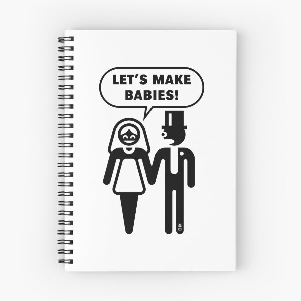 Item preview, Let's Make Babies! (Cartoon / Wedding / Marriage) designed and sold by MrFaulbaum.