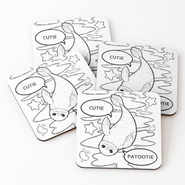 Item preview, Cute Couch Potato Seals designed and sold by ZaryaKiqo.