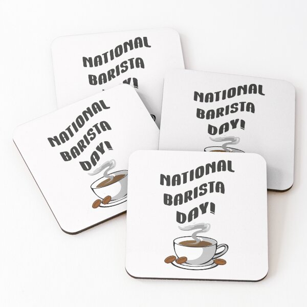 Item preview, National Barista Day designed and sold by ElBeDesigns.