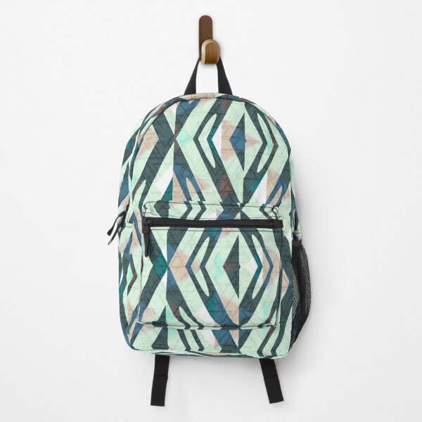 Item preview, Diamond Reflections Geometry Pattern- Color Verdant  designed and sold by TextileInstinct.