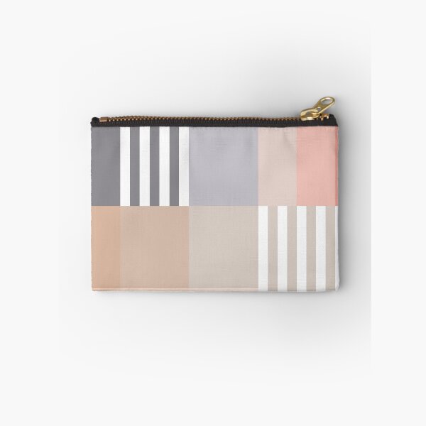 Item preview, Neutral Blush Gray Tan Geometric Square Pattern Earth Tones designed and sold by littledesignco.