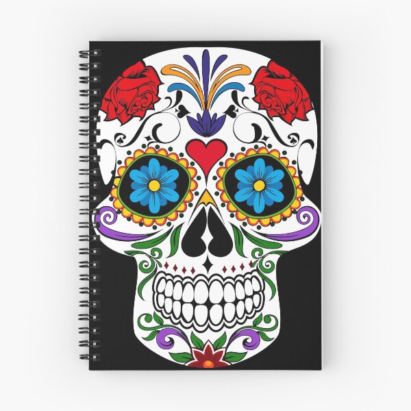 Item preview, Sugar Skull Day Of The Dead Floral Skull designed and sold by WallArt01.