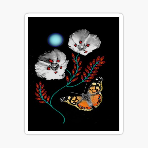 Item preview, Butterfly and Rockrose designed and sold by Mary Jacinto.