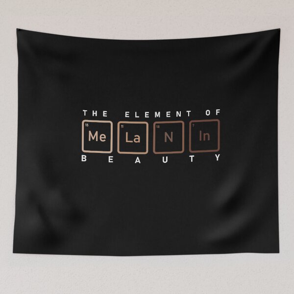 Item preview, MELANIN THE ELEMENT OF BEAUTY designed and sold by NSTeeDesign.