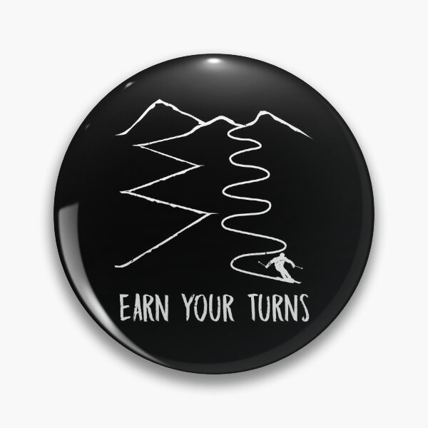 Item preview, Freestyle Skitour Alpine Skier Gift Earn Your Turns designed and sold by Tom2468.