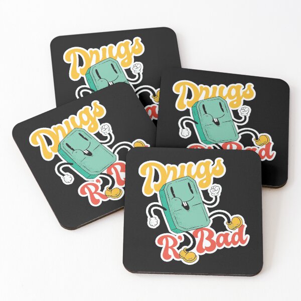 Item preview, Drugs R Bad Funny Cartoon  designed and sold by TeesByMark.