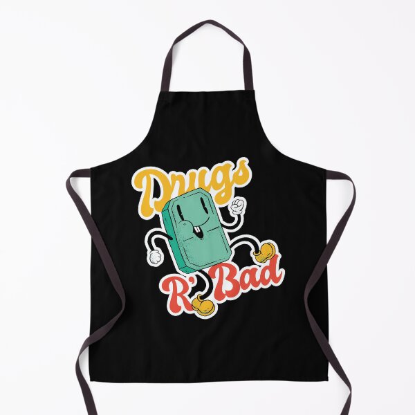 Item preview, Drugs R Bad Funny Cartoon designed and sold by TeesByMark.