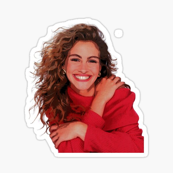 Julia Smiles 2.0 Sticker