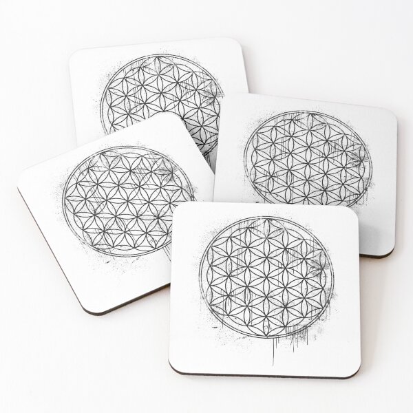 Item preview, Flower of Life Ornament Sacred Geometry Grunge Design designed and sold by gamboling.