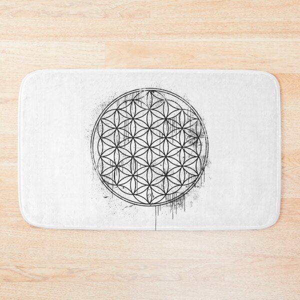 Item preview, Flower of Life Ornament Sacred Geometry Grunge Design designed and sold by gamboling.