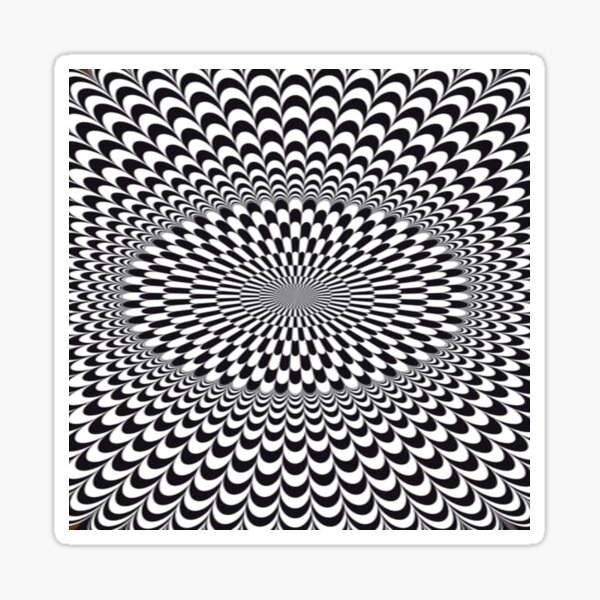 Style and elegant illusion Sticker