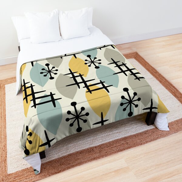 Mid Century Modern Comforter or Duvet Cover Bedding