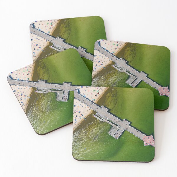 Item preview, Crowded beach during summertime aerial view designed and sold by Lukasz Szczepanski.
