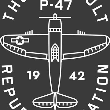 Artwork thumbnail, P-47 Thunderbolt Emblem by Aeronautdesign