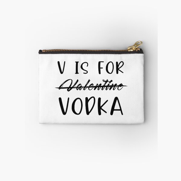 Item preview, V Is For Vodka Funny Valentine  designed and sold by Alaadin Bendali Braham.