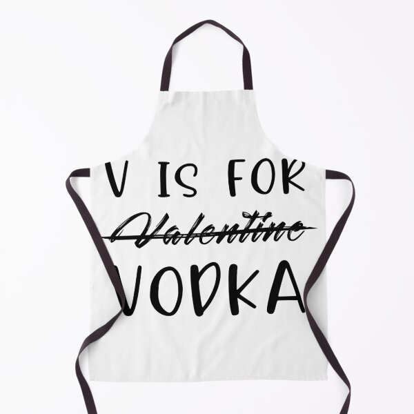 Item preview, V Is For Vodka Funny Valentine designed and sold by Alaadin Bendali Braham.