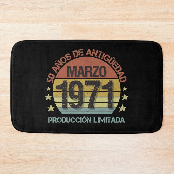 Item preview, 50th Birthday Gift for Him or Her Born in March 1971 in Spanish | Nacidos en Marzo 1971 Cumpleaños 50 Años Regalo de 50 Años designed and sold by InkItStudio.