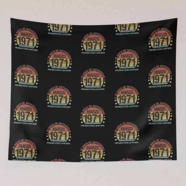 Item preview, Regalo de 50 cumpleaños para él o ella Nacido en marzo de 1971 en español | Nacidos en Marzo 1971 Cumpleaños 50 Años Regalo de 50 Años designed and sold by InkItStudio.