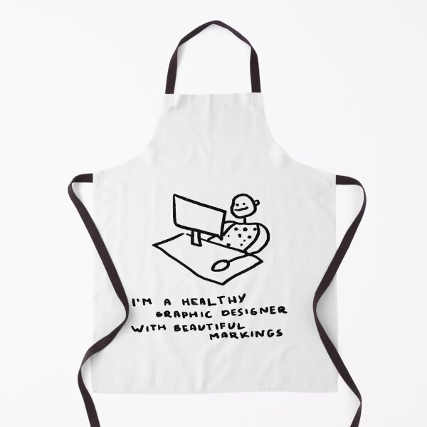 Item preview, I'm a Healthy Graphic Designer With Beautiful Markings designed and sold by 4naans.