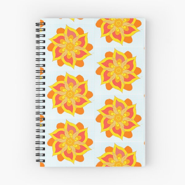 Aperçu de l'œuvre Mandala orange et jaune créée et vendue par Startledsaint.