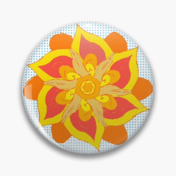 Item preview, Orange and Yellow Mandala  designed and sold by Startledsaint.