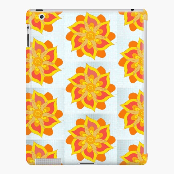 Orange and Yellow Mandala iPad Snap Case