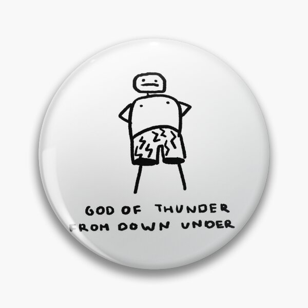 Item preview, God Of Thunder From Down Under designed and sold by 4naans.