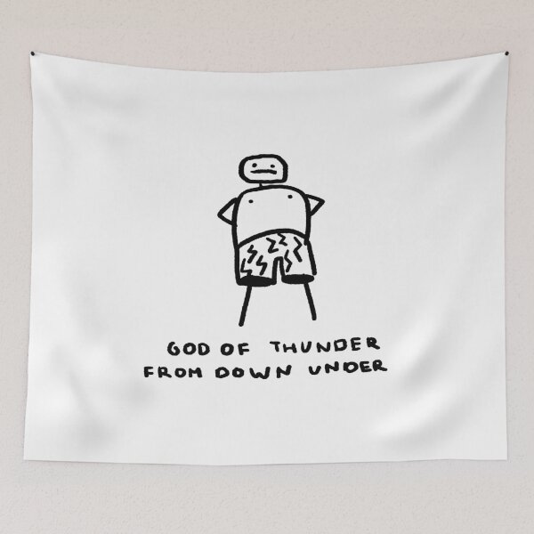 Item preview, God Of Thunder From Down Under designed and sold by 4naans.