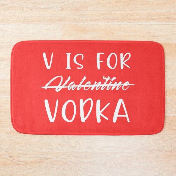 Item preview, V Is For Vodka Funny Valentine  designed and sold by Alaadin Bendali Braham.