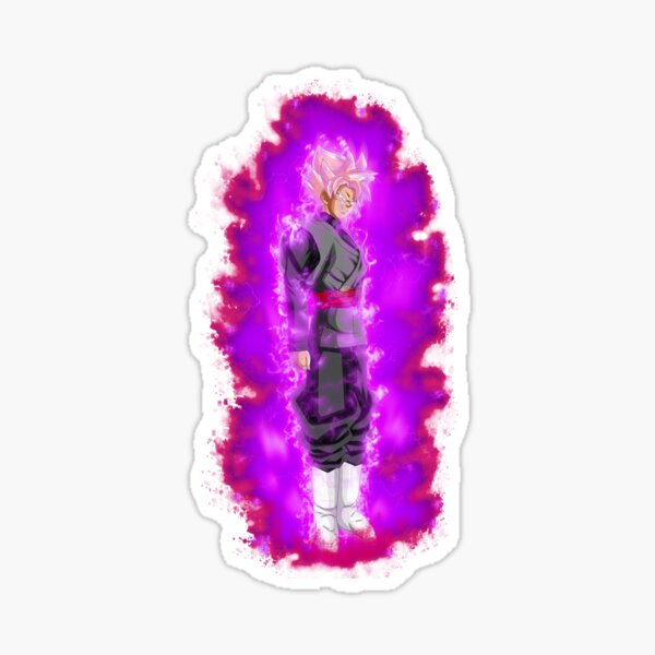 Goku Black Super Rose Power Sticker for Sale by CharlesMulder