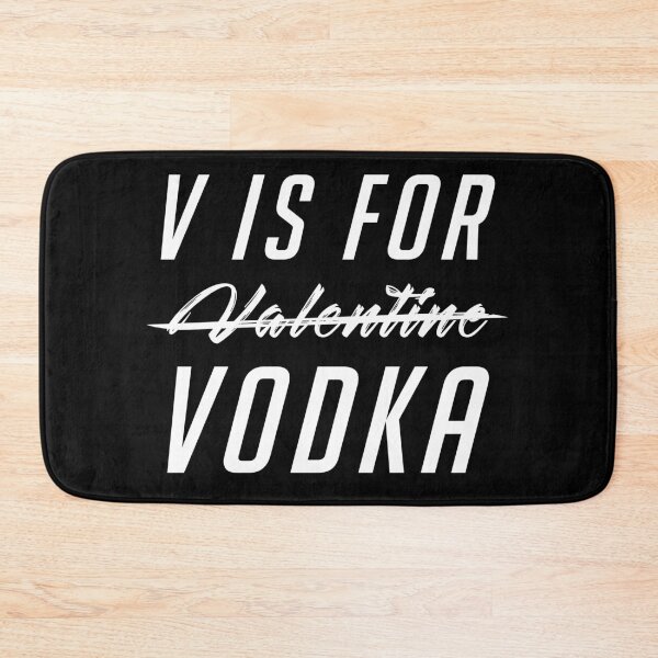 Item preview, V Is For Vodka Funny Valentine  designed and sold by Alaadin Bendali Braham.
