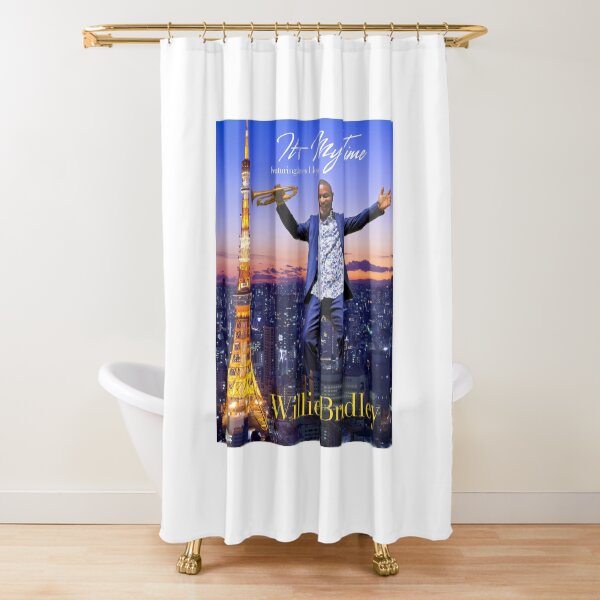 Willie Bradley's It's My Time Shower Curtain