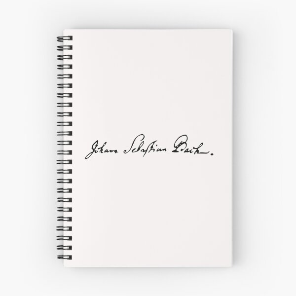 Artikelvorschau, johann Sebastian Bach Unterschrift entworfen und verkauft von mikoala50.