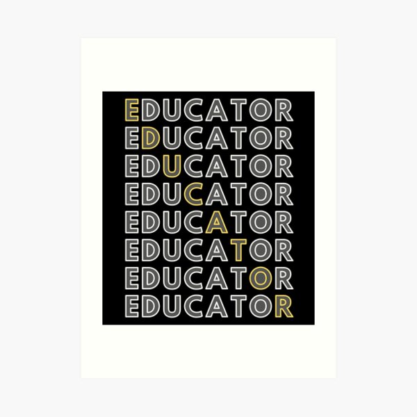 Educator Art Print