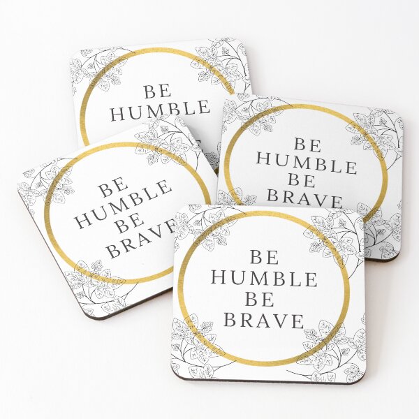 Item preview, Be humble-be brave designed and sold by Lifestyledeko.