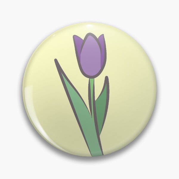 Item preview, Beautiful Minimalist Tulip Flower - Purple designed and sold by AddisonArtworks.